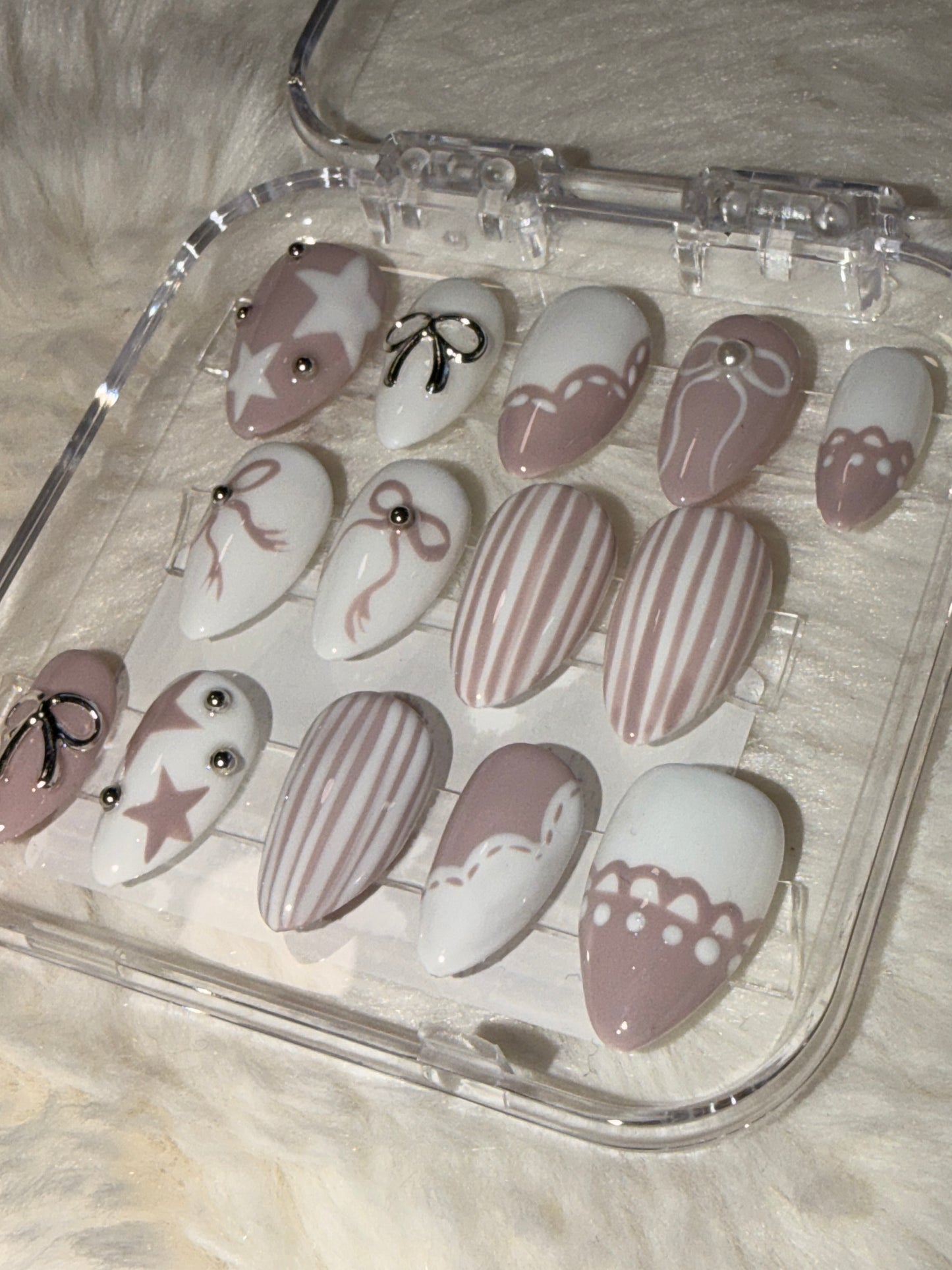 Pastel Bows and Stars