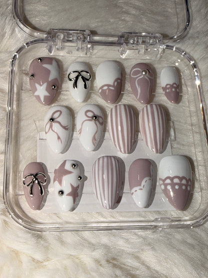 Pastel Bows and Stars