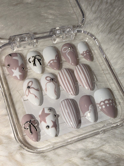 Pastel Bows and Stars