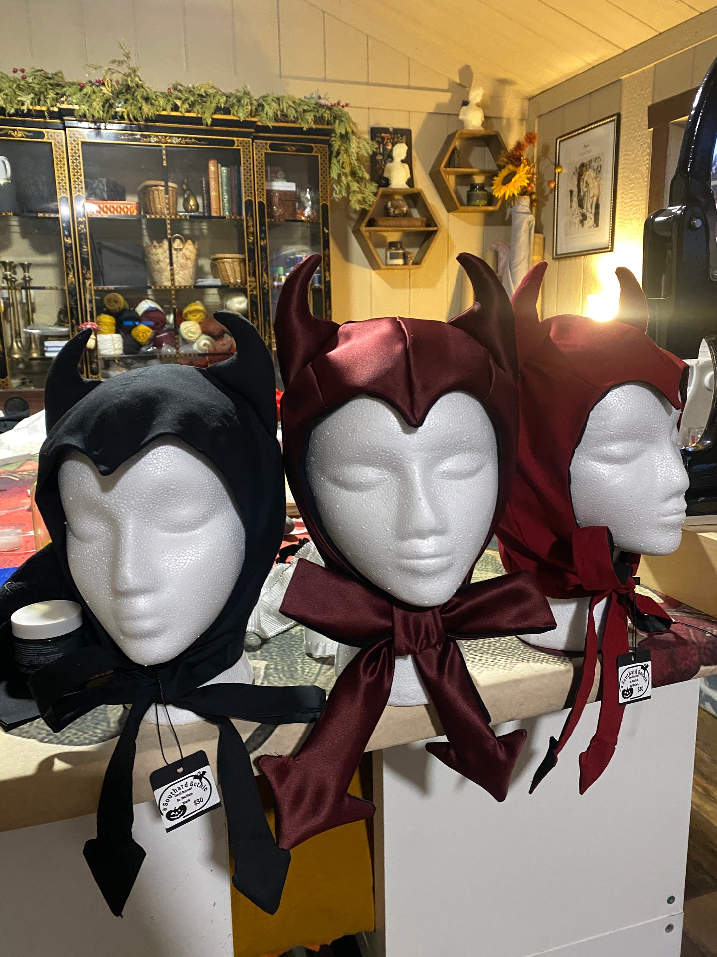 Custom Devil Bonnets
