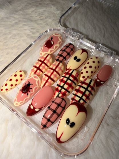 Plaid Red Apple